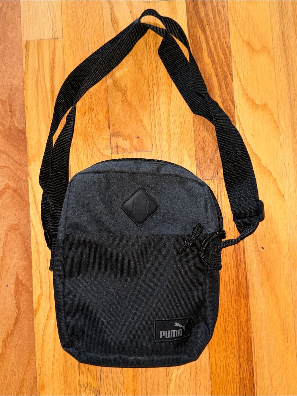 Puma Black Compact Crossbody Messenger Bag